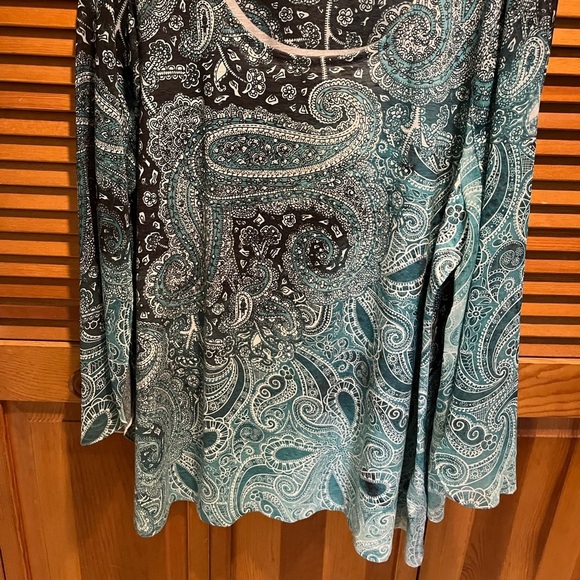 65. WOMENS JM COLLECTION XL DETAIL TOP - Picture 2 of 8